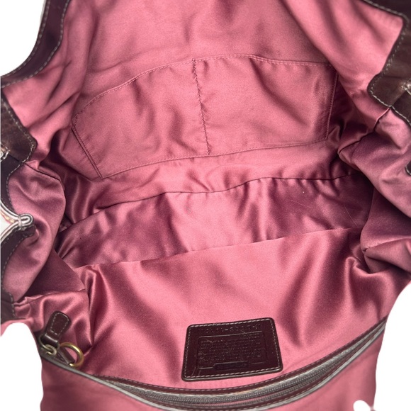 Coach Chelsea Limited Edition Burgundy Pony Hair Satchel - Picture 7 of 8